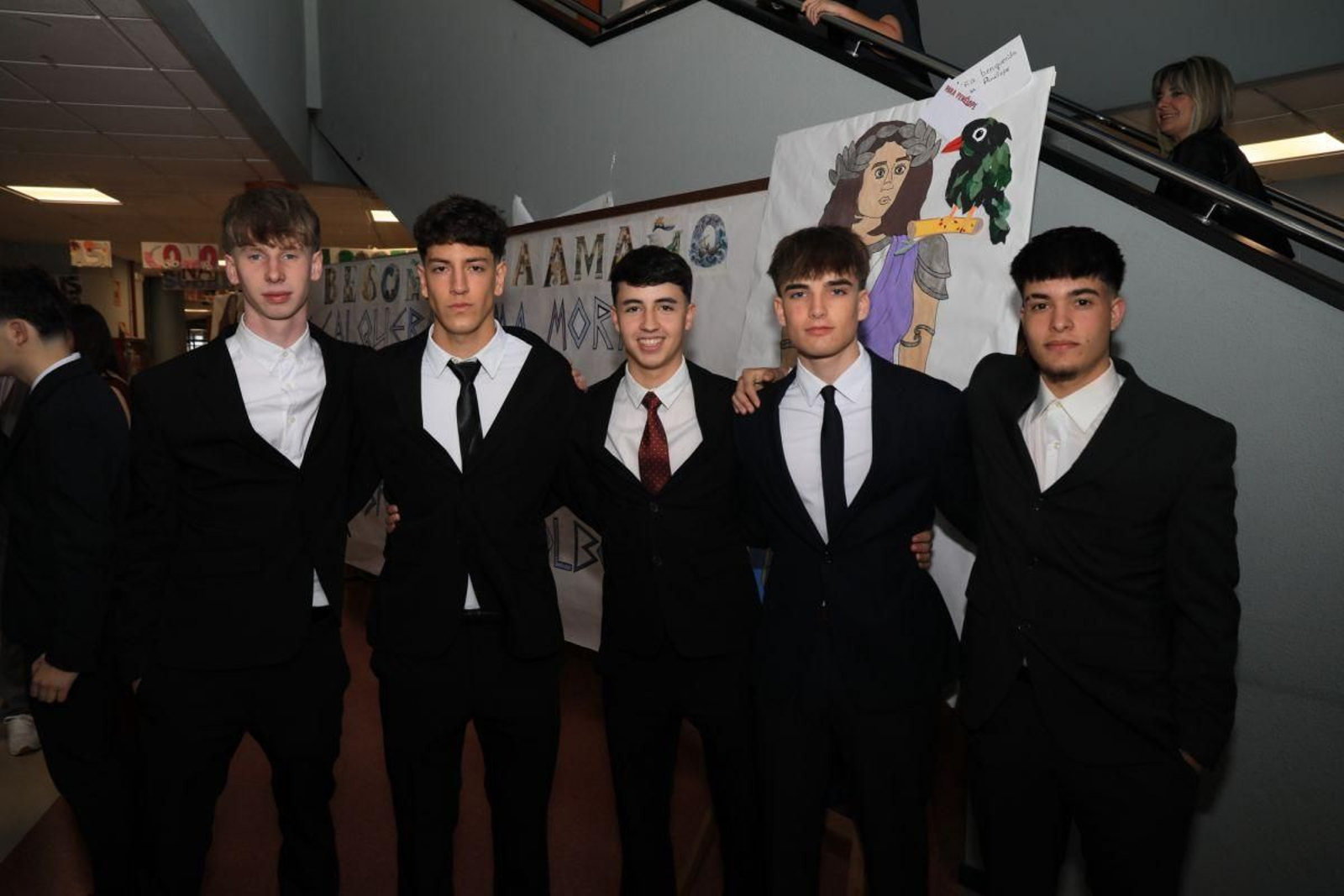 Noé, Jesús, Borja, Luis y Manuel.