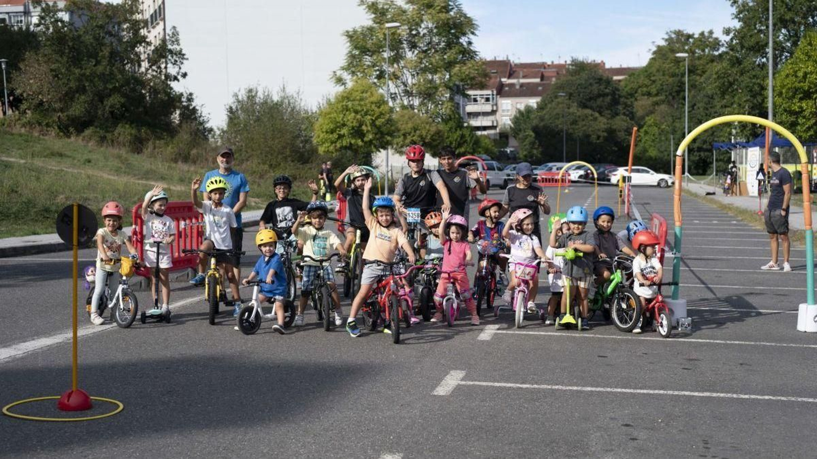 As bicicletas foron onte as grandes protagonistas na Valenzá.