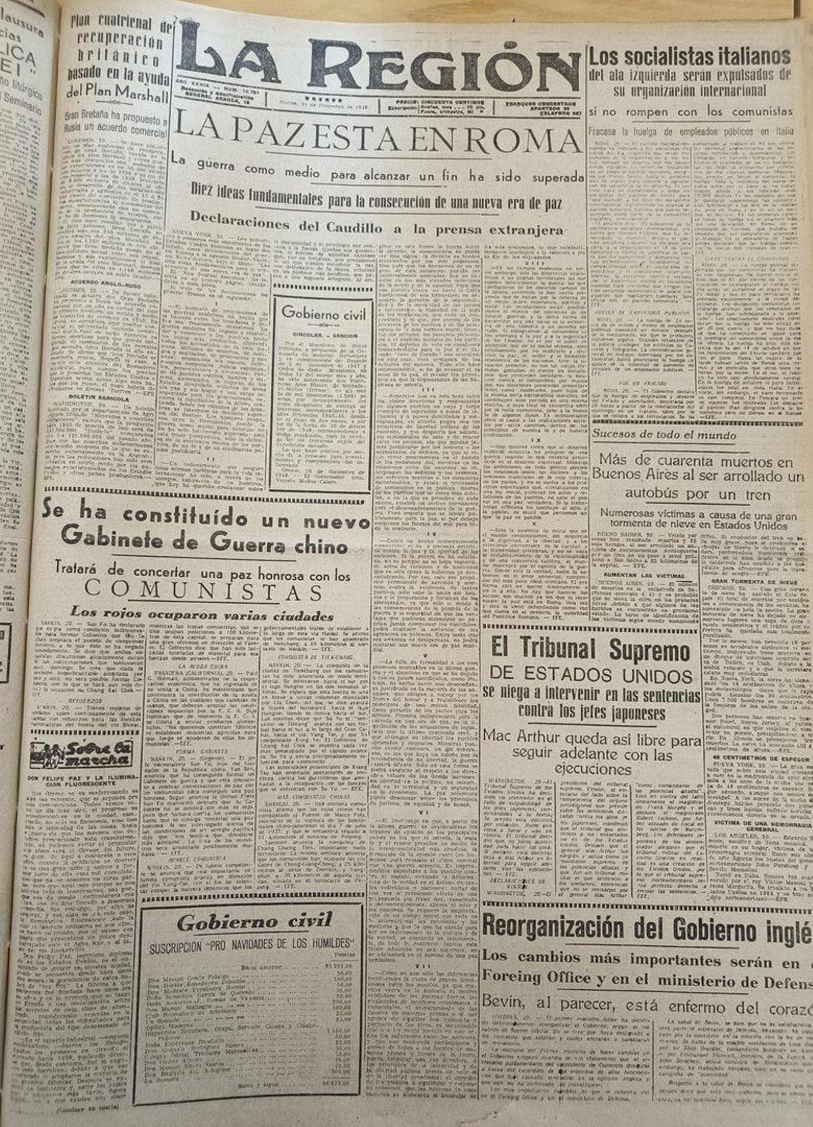 21 Diciembre 1948-Portada
