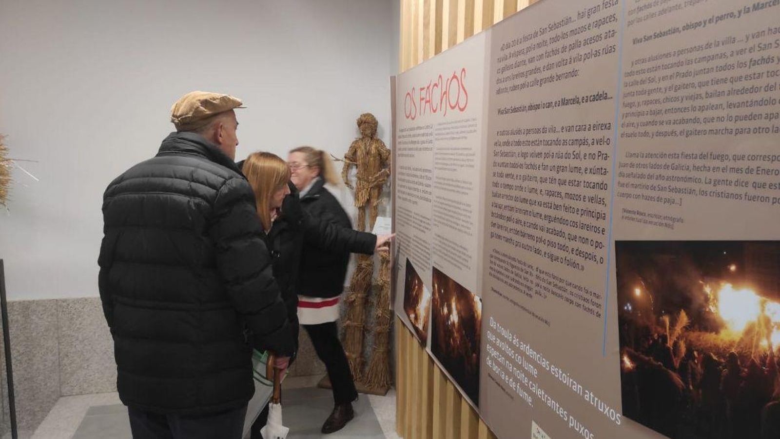 Los asistentes descubrieron los paneles informativos.