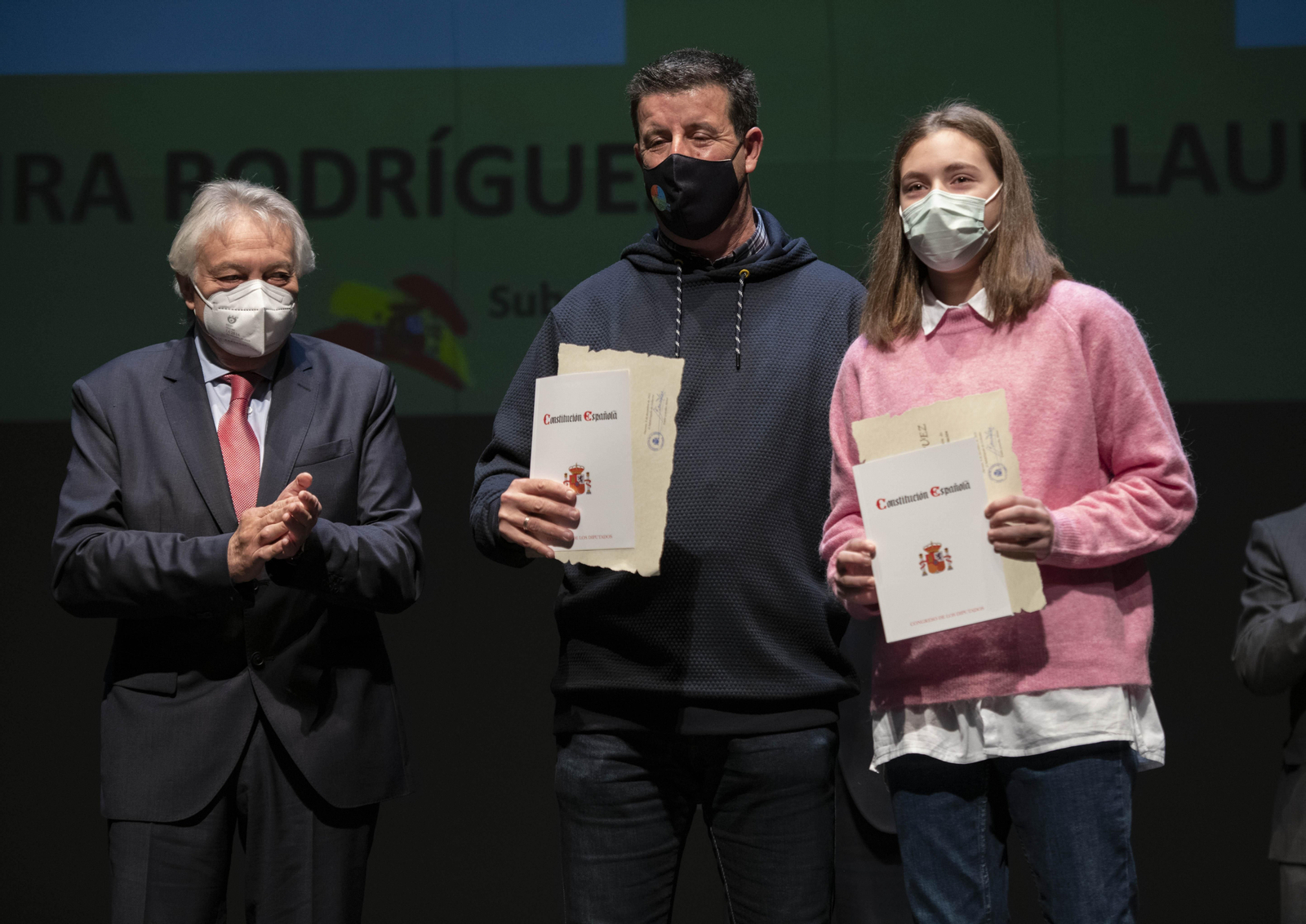 Acto institucional por el aniversario de la Constitución en el auditorio de Ourense.
Foto: Xesús Fariñas