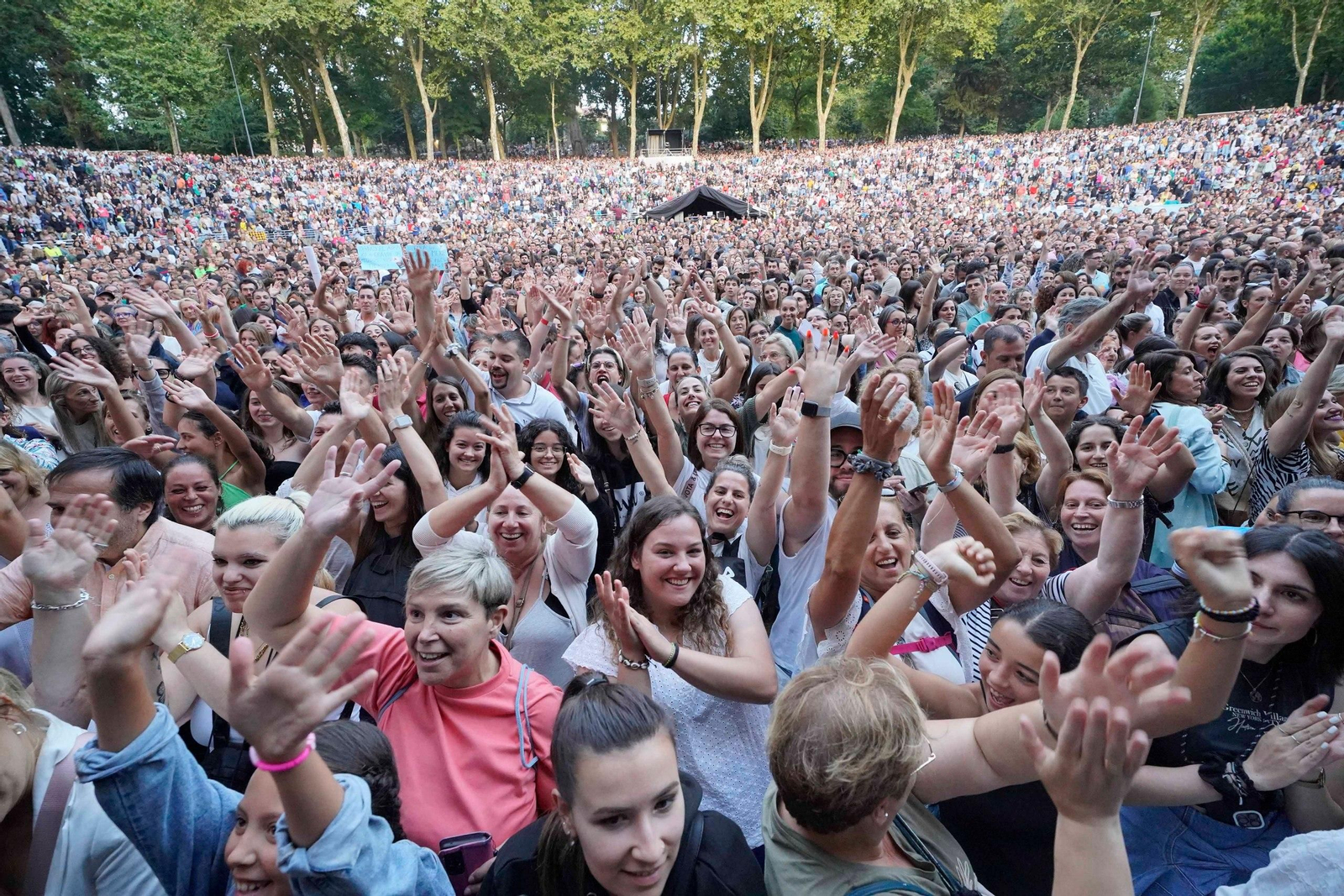 Público en el concierto de Pablo López en Castrelos.