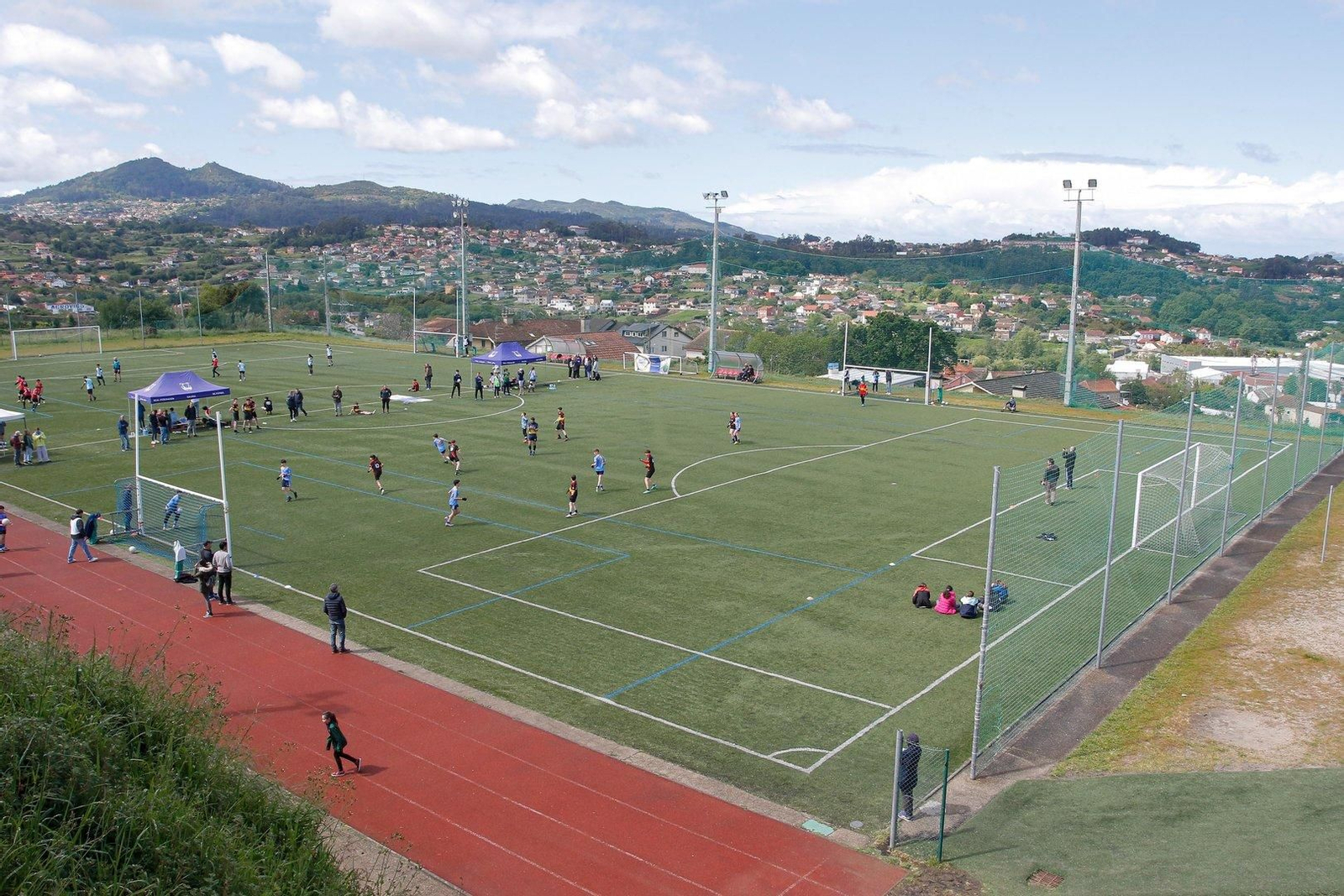 Torneo europeo de fútbol gaélico en Montecastelo.