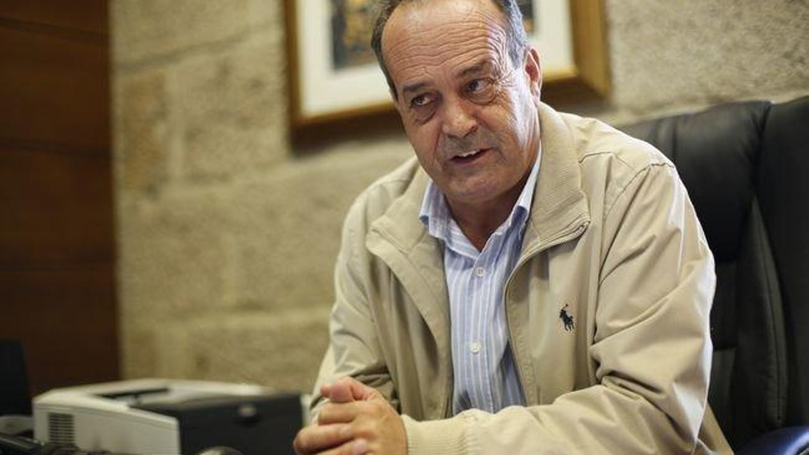 O Carballiño. 27-09-15. Provincia. Francisco Fumega, alcalde do Carballiño.Foto: Xesús Fariñas