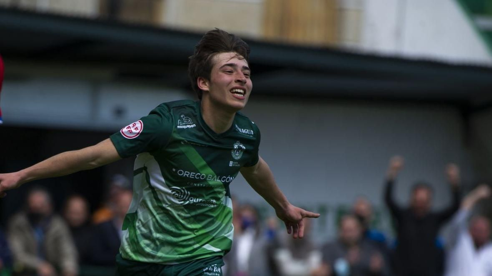 Celebración de un gol del Arenteiro (Archivo)