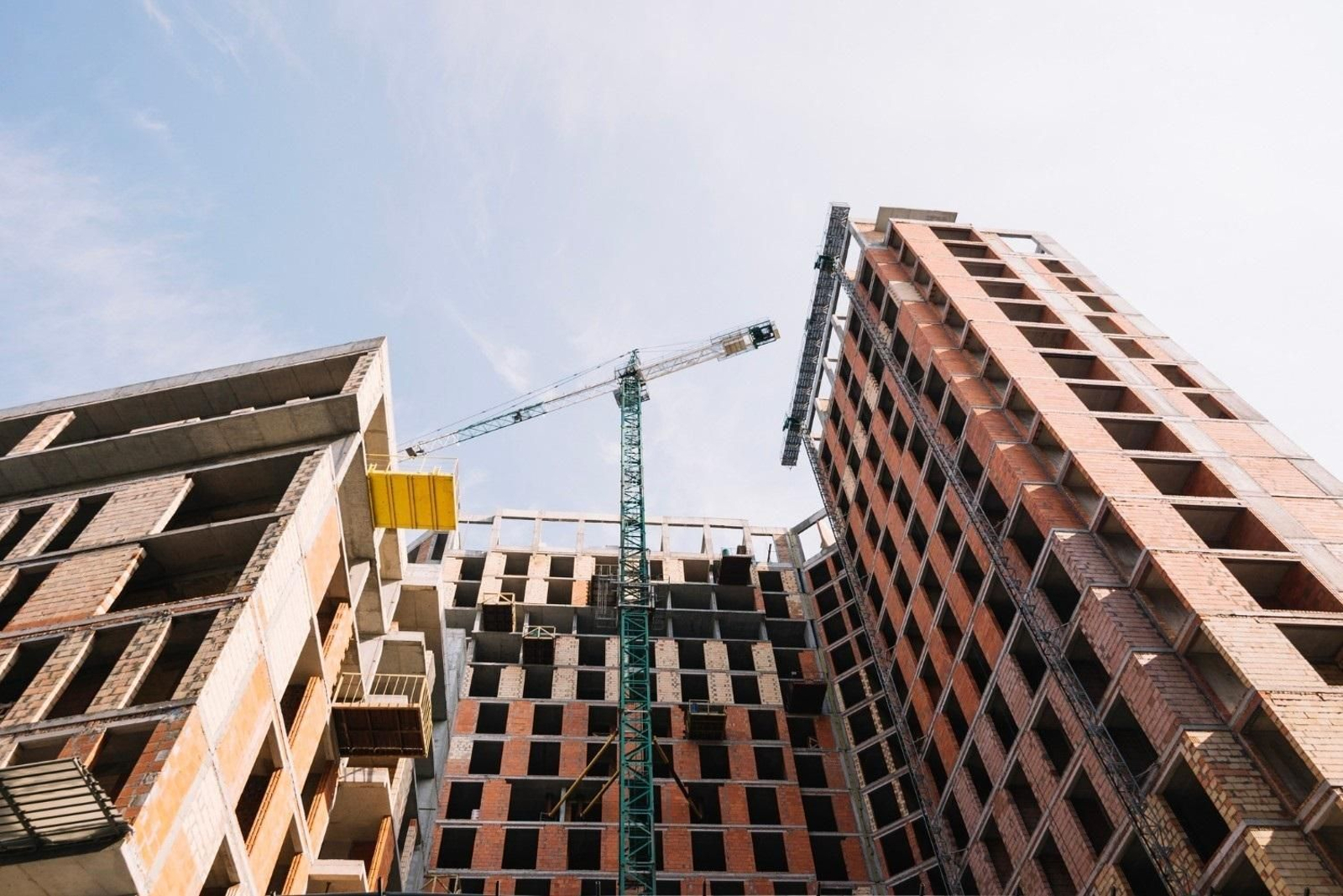 Un edificio en construcción