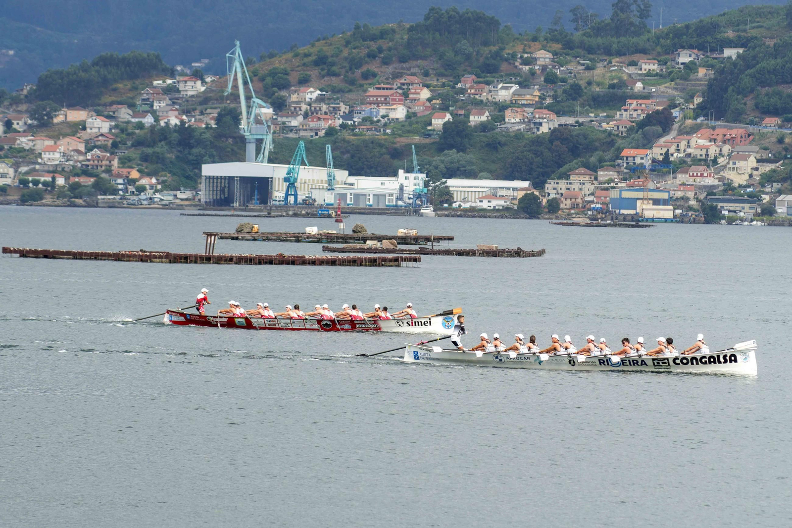 Galería | Las traineras se dan cita en el paseo de Cardona