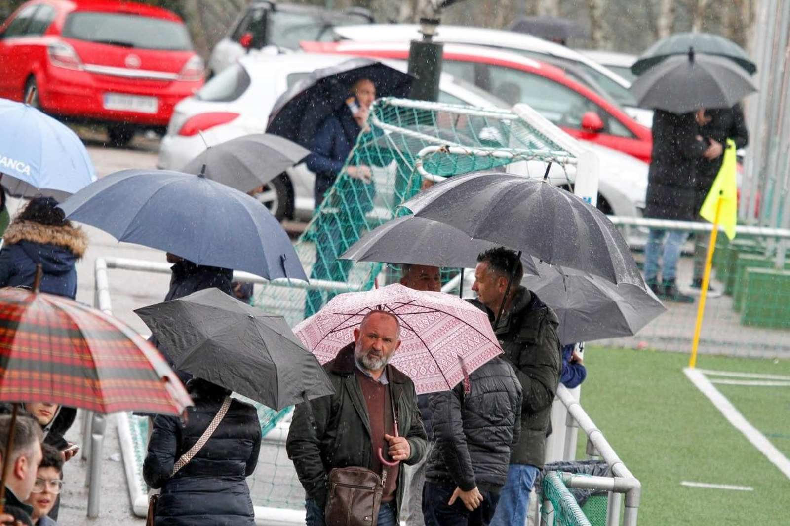 Lluvias intensas en Vigo. // Jorge Santomé