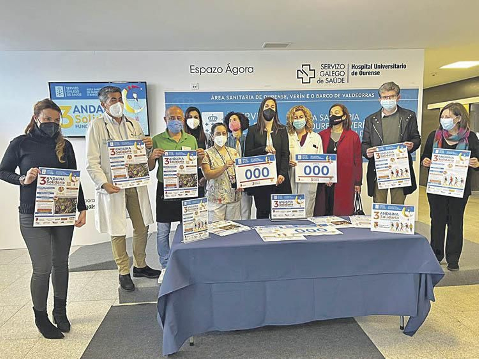 Los promotores de la iniciativa.