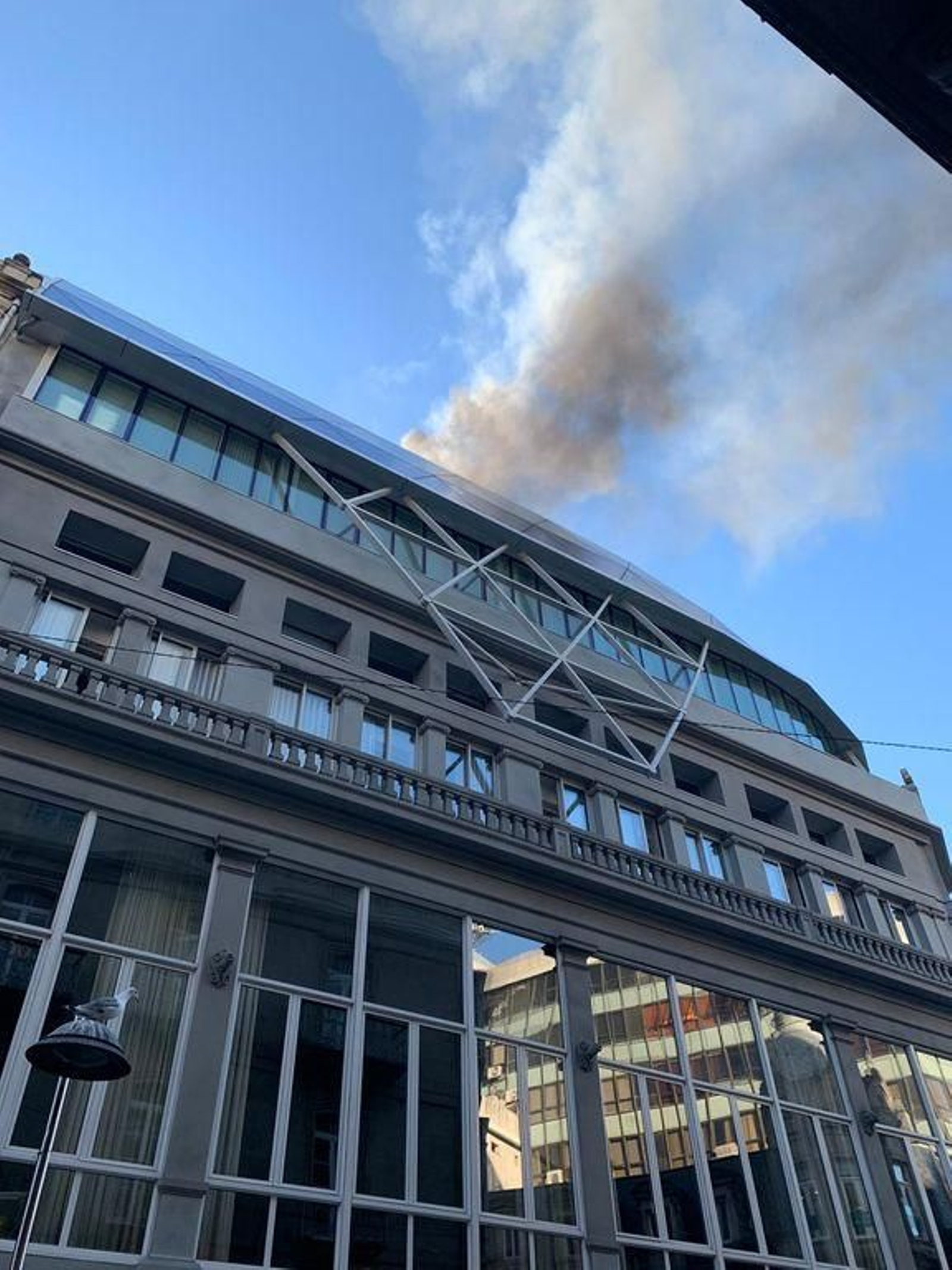 Un incendio se desata en la sede del Celta