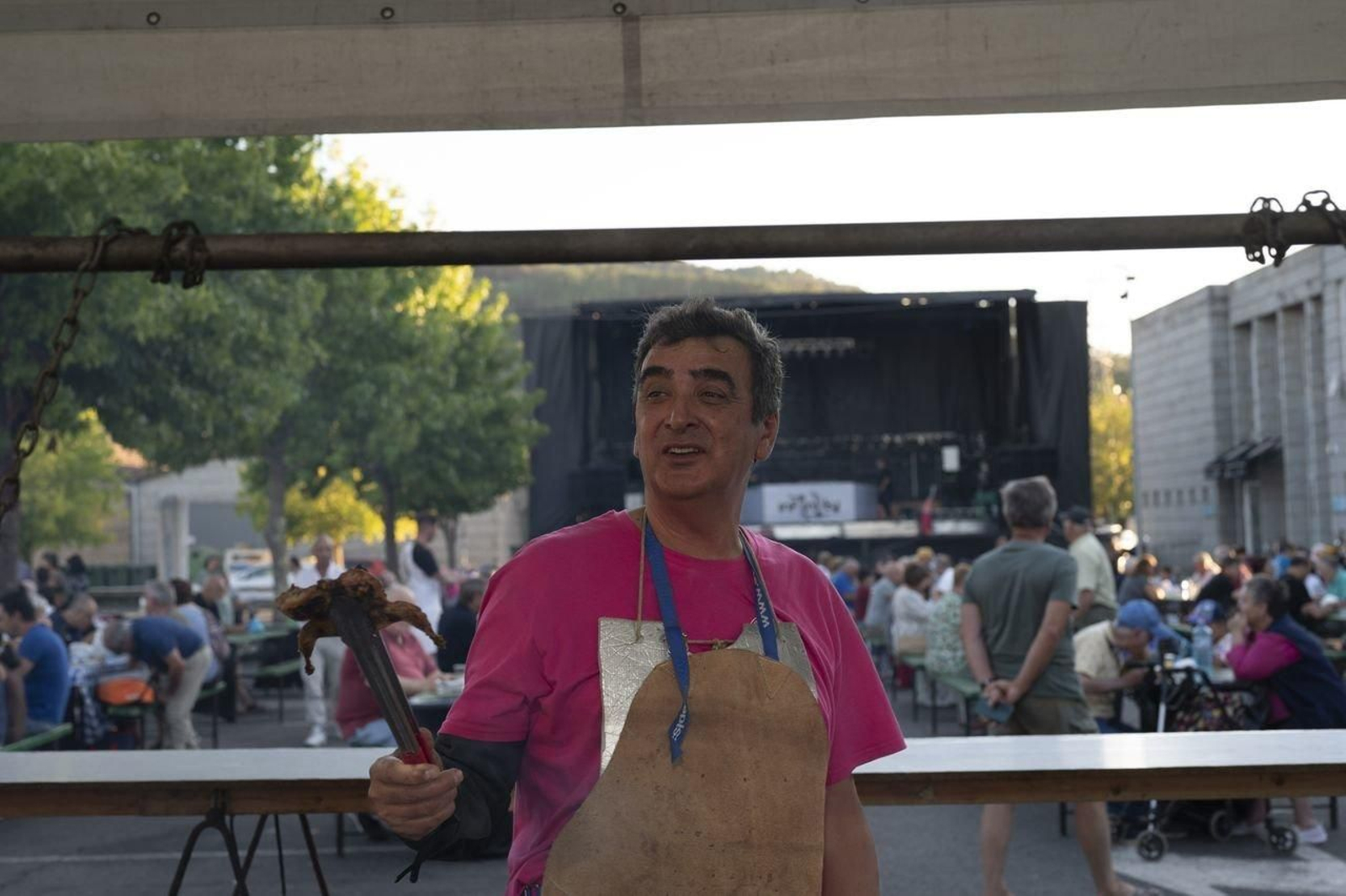 Una de las codornices que se degustaron en Cortiñas