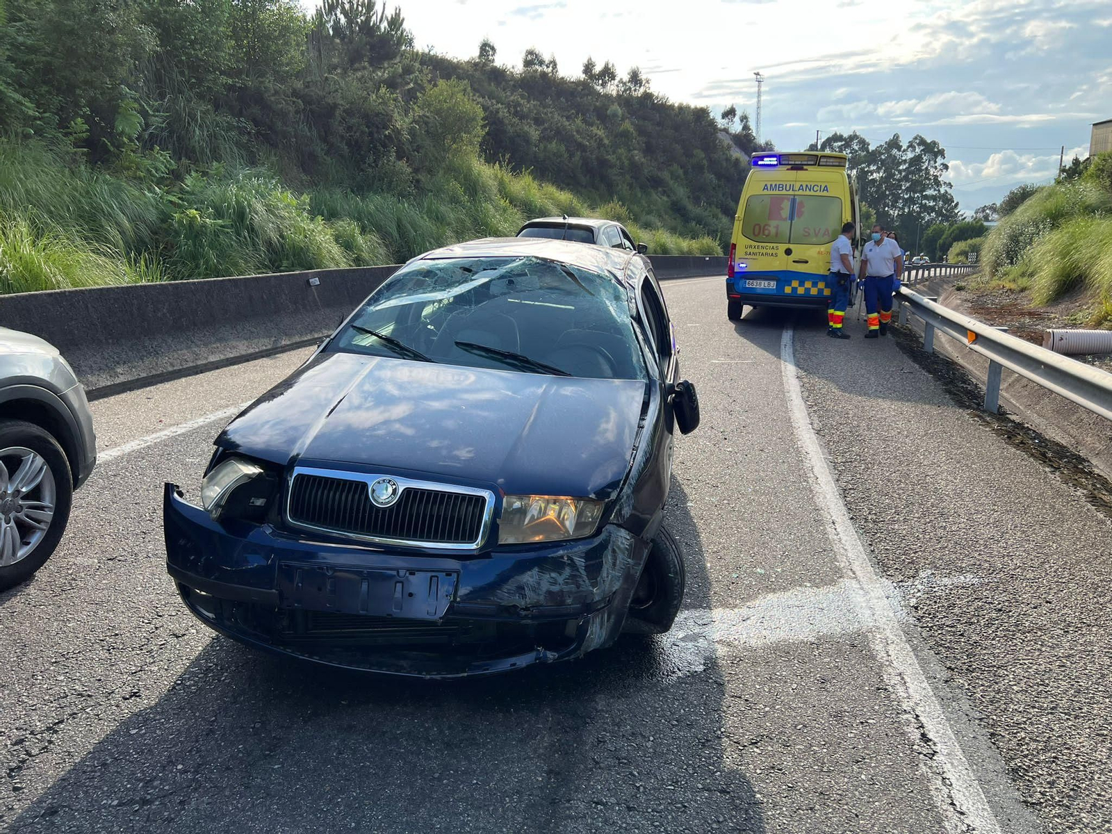 Accidente en Puxeiros. // Alberte