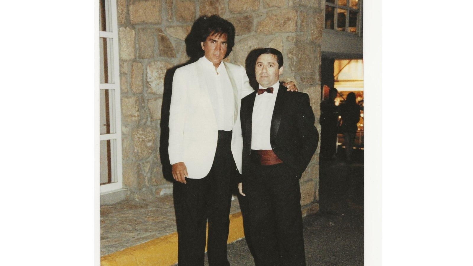 Con José Luis Rodríguez, máis coñecido como El Puma.