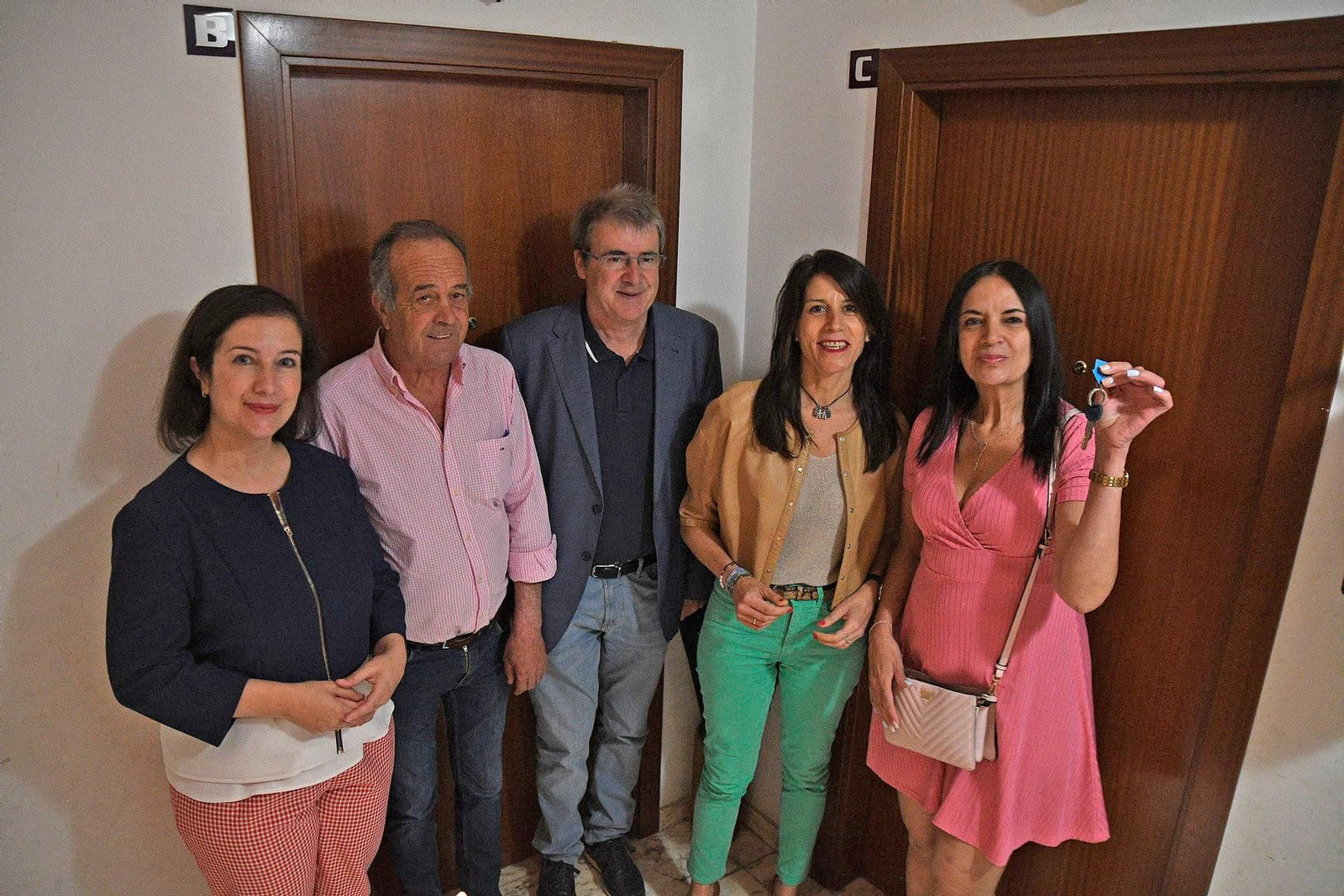 Entrega de una de las viviendas de promoción pública en O Carballiño.