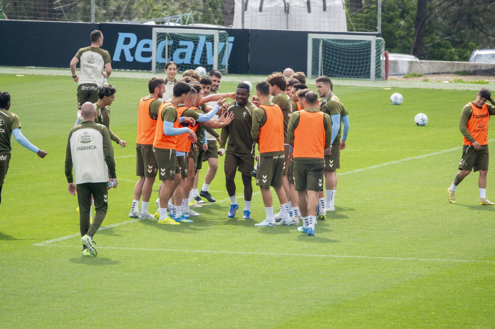 Sostuvo ayer Giráldez que el ambiente del entrenamiento fue más que positivo.