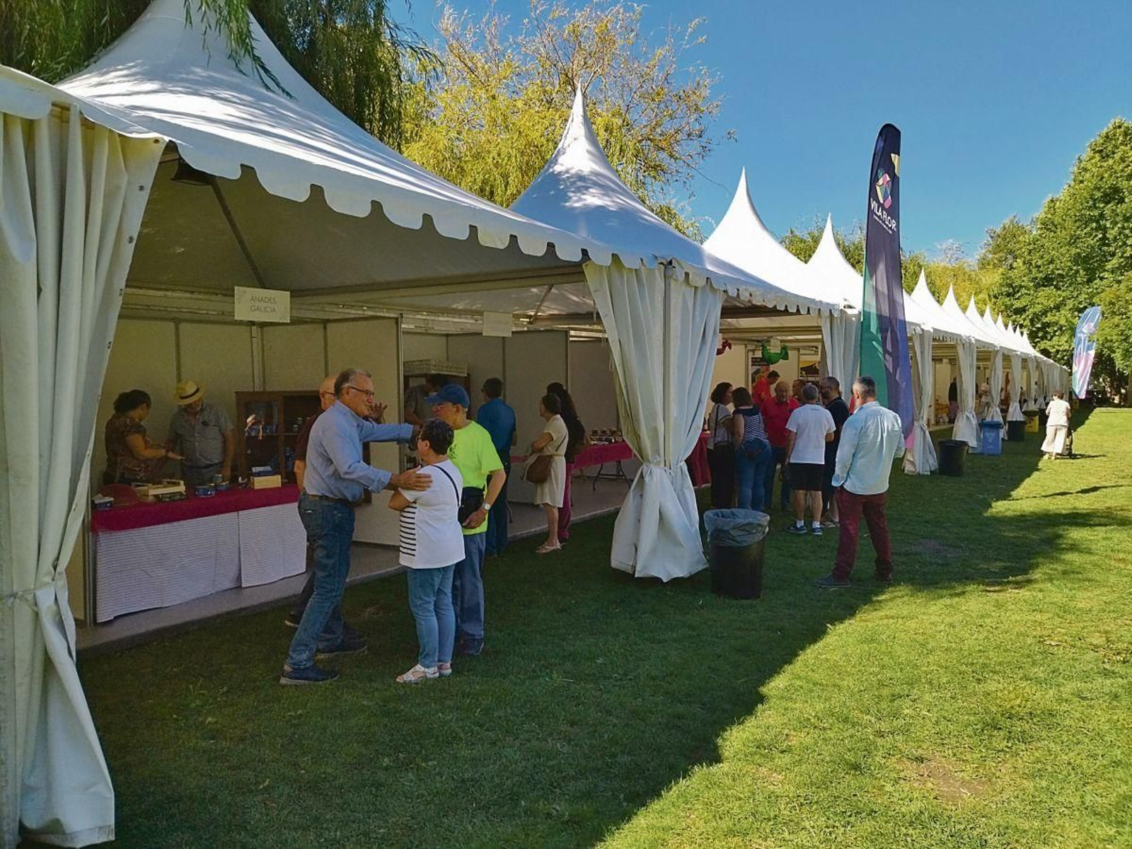 Edición anterior de la Feira de Produtos tradicionais do Eixo Atlántico.