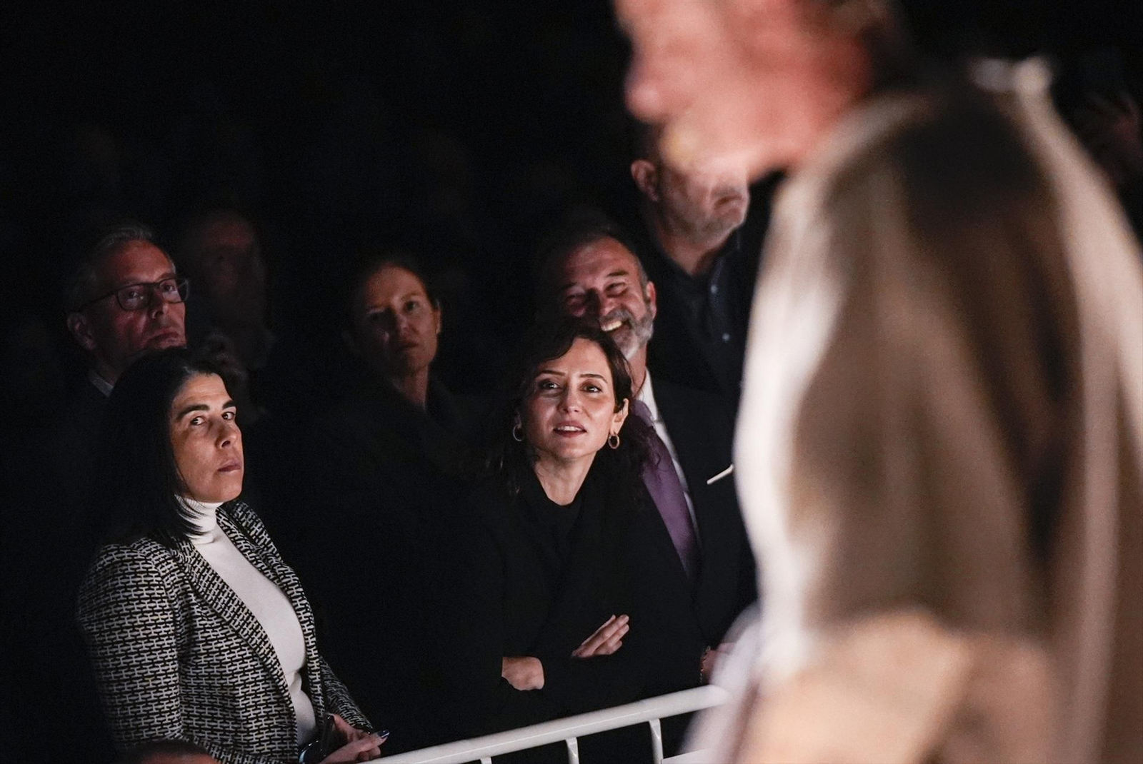 Isabel Díaz Ayuso, presidenta de la Comunidad de Madrid, en la Pasión de Daganzo de Arriba.