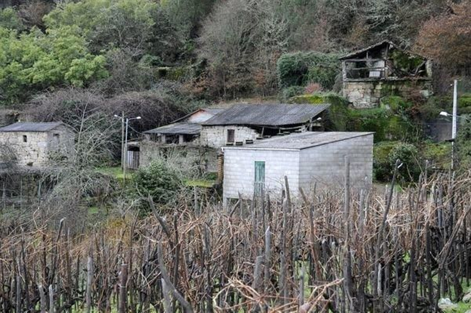 La aldea de Trigás, una de las que se encuentra sin vecinos desde hace años en O Carballiño.