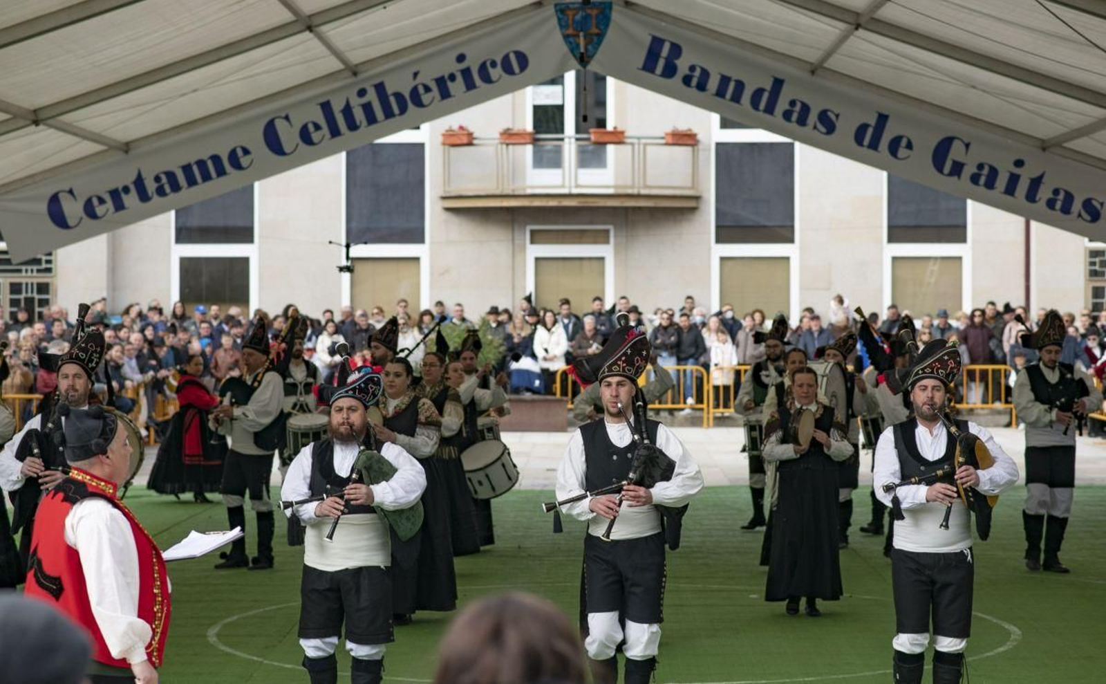 Actuación da Banda de Gaitas Cidade de Antioquía. XESÚS FARIÑAS