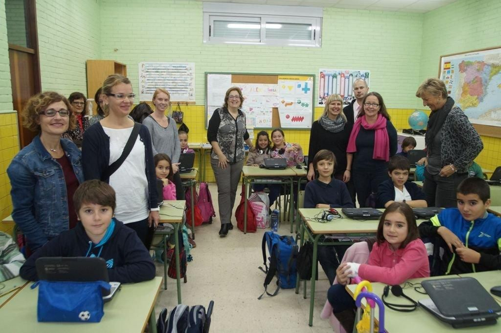 Finlandia visita el colegio Frián-Teis