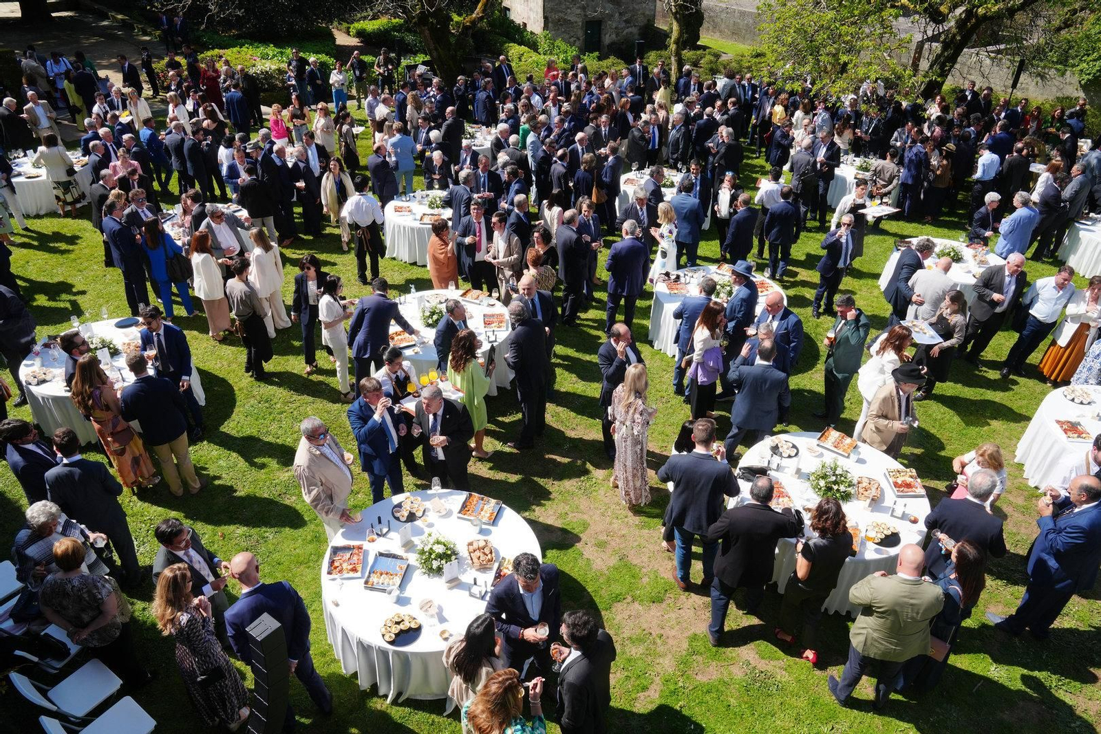 Vista general del acto de toma de posesión del presidente de la Xunta.