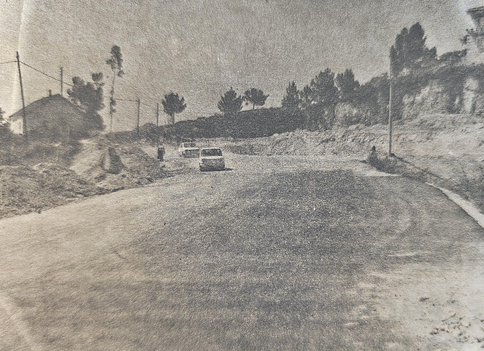 Los Accesos a Santiago sin señales.