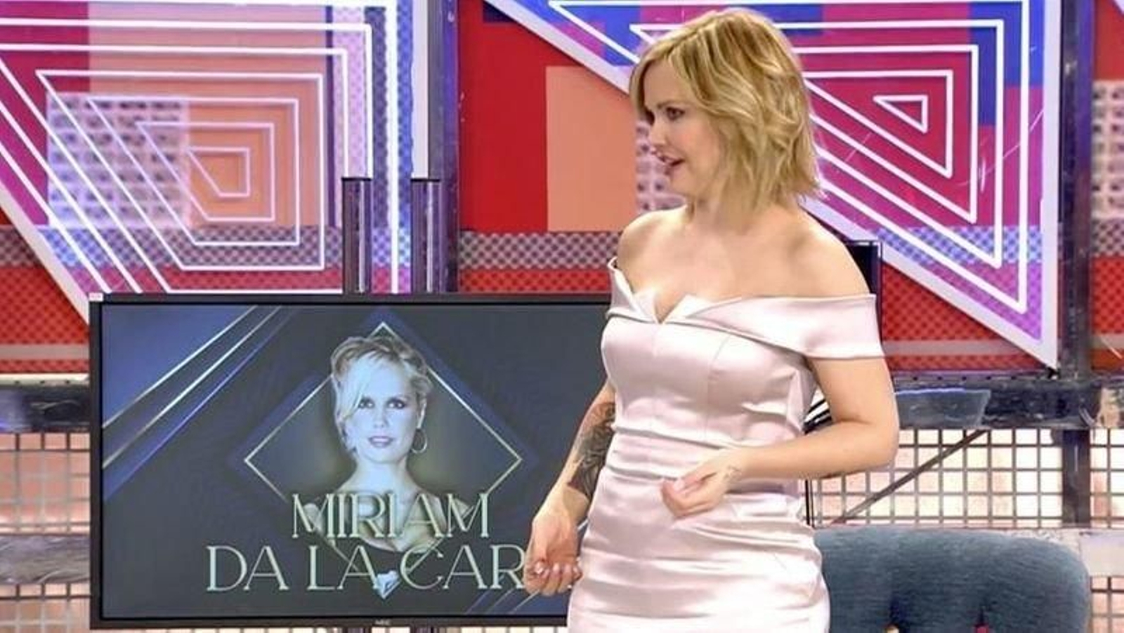 Miriam Sánchez reaparece en televisión.