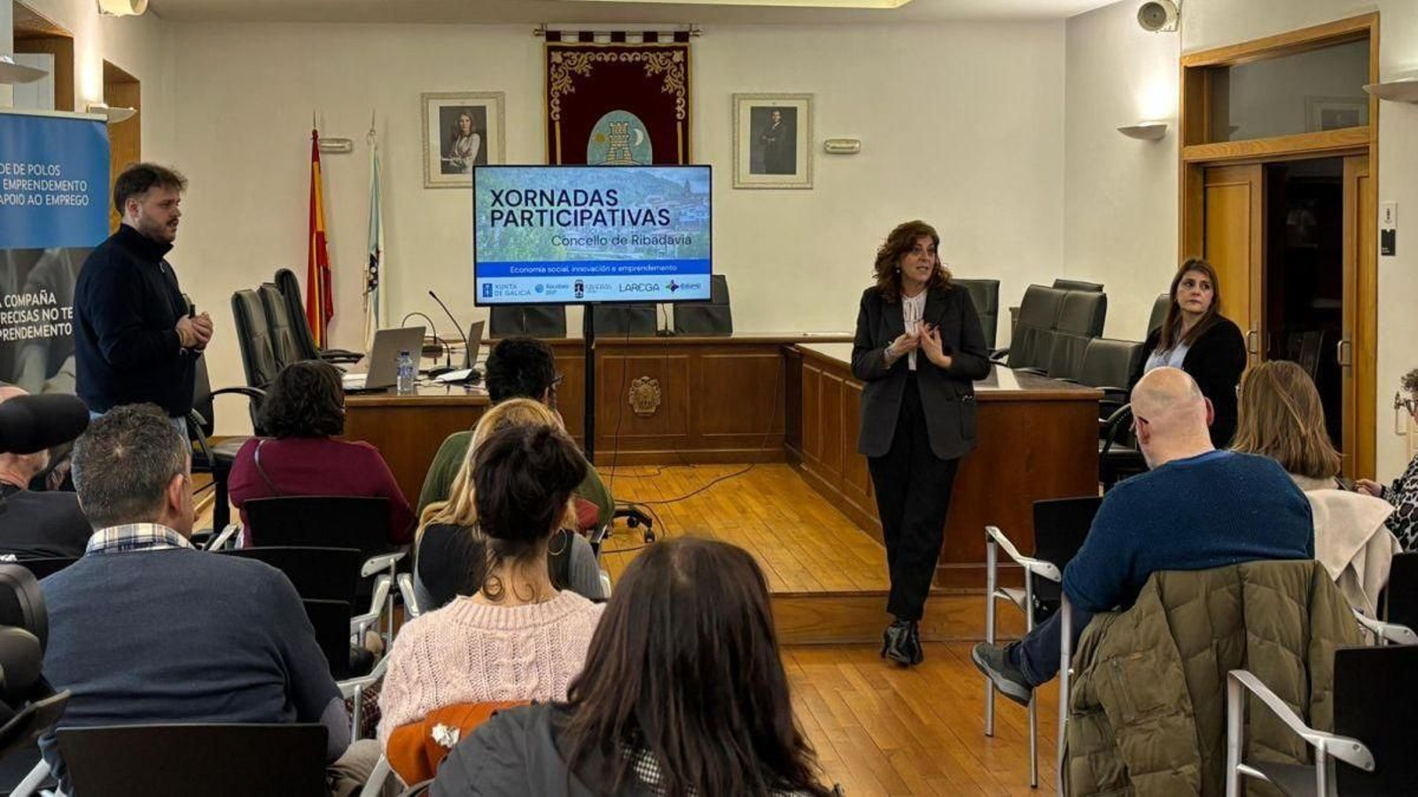 Imagen de la jornada, que sirvió para recoger propuestas de emprendedores y colectivos.