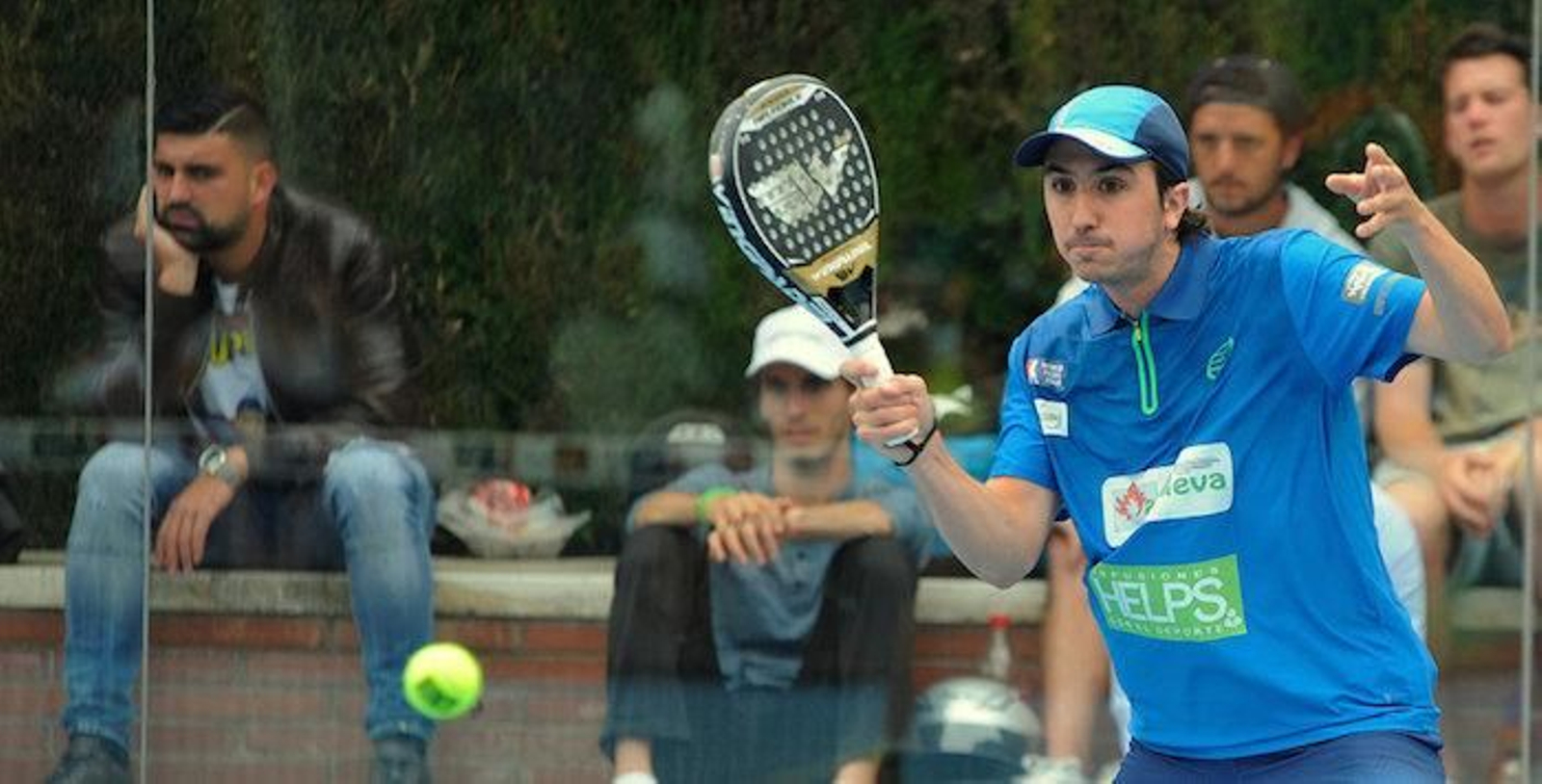 Adrián Blanco, durante uno de los torneos del World Pádel Tour.
