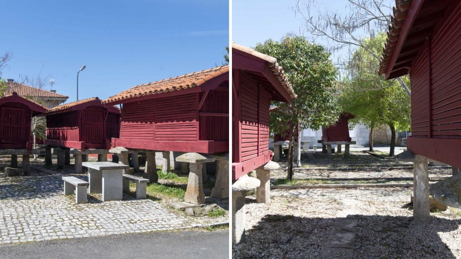 Los ‘canastros’ de Porqueira y A Forxa disfruta de su plaza llena respectivamente.