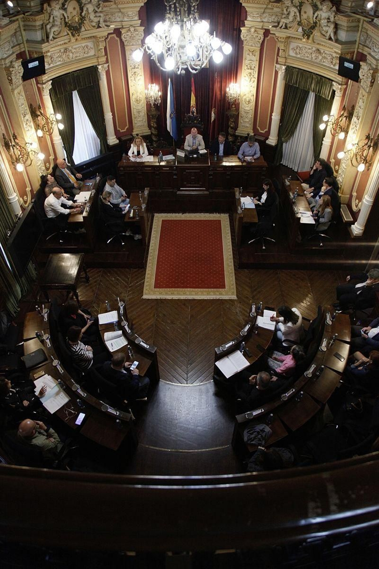 El salón de plenos, en la última sesión.