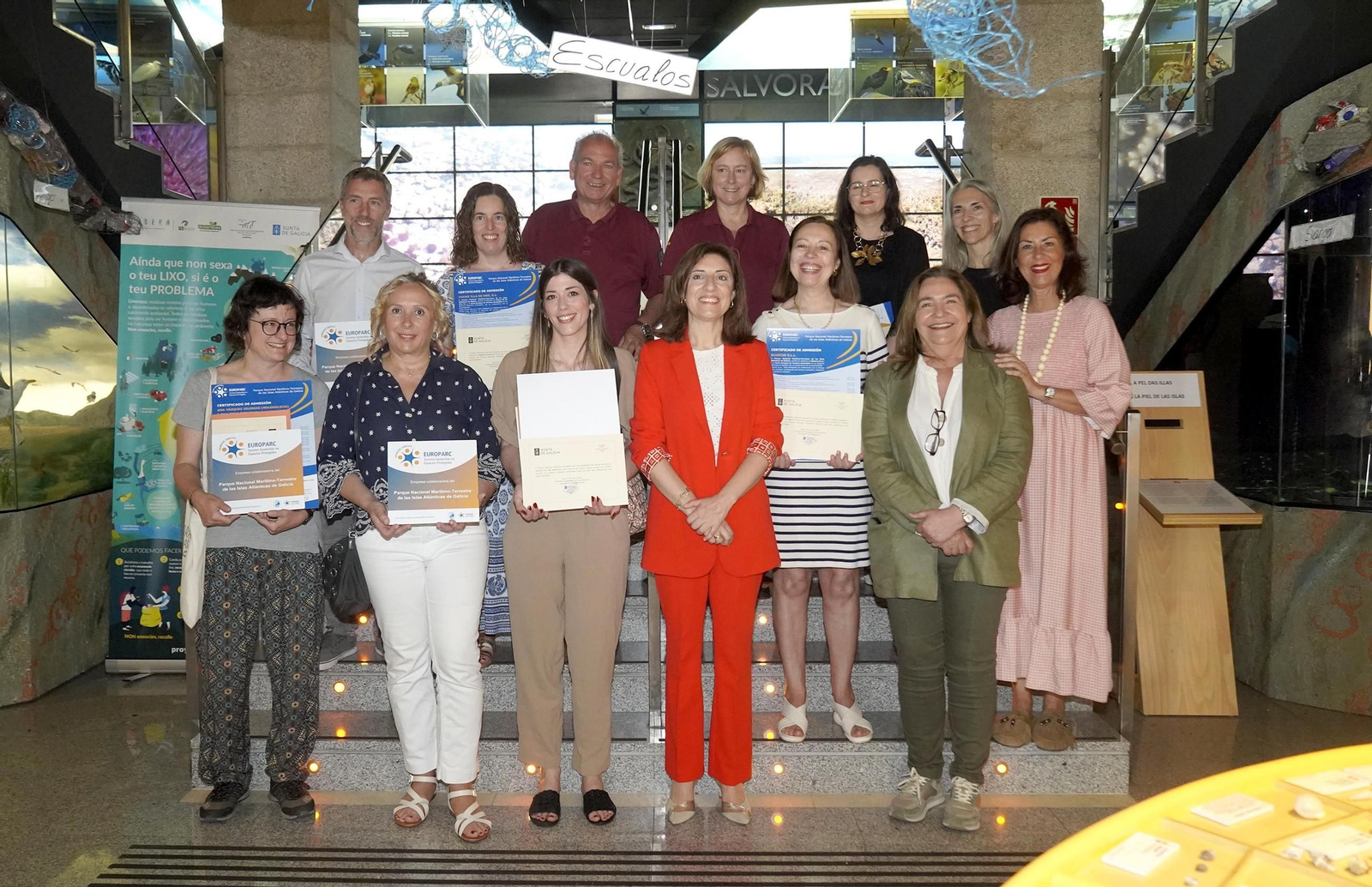 La conselleira de Medio Ambiente, Ángeles Vázquez, ayer en Vigo.