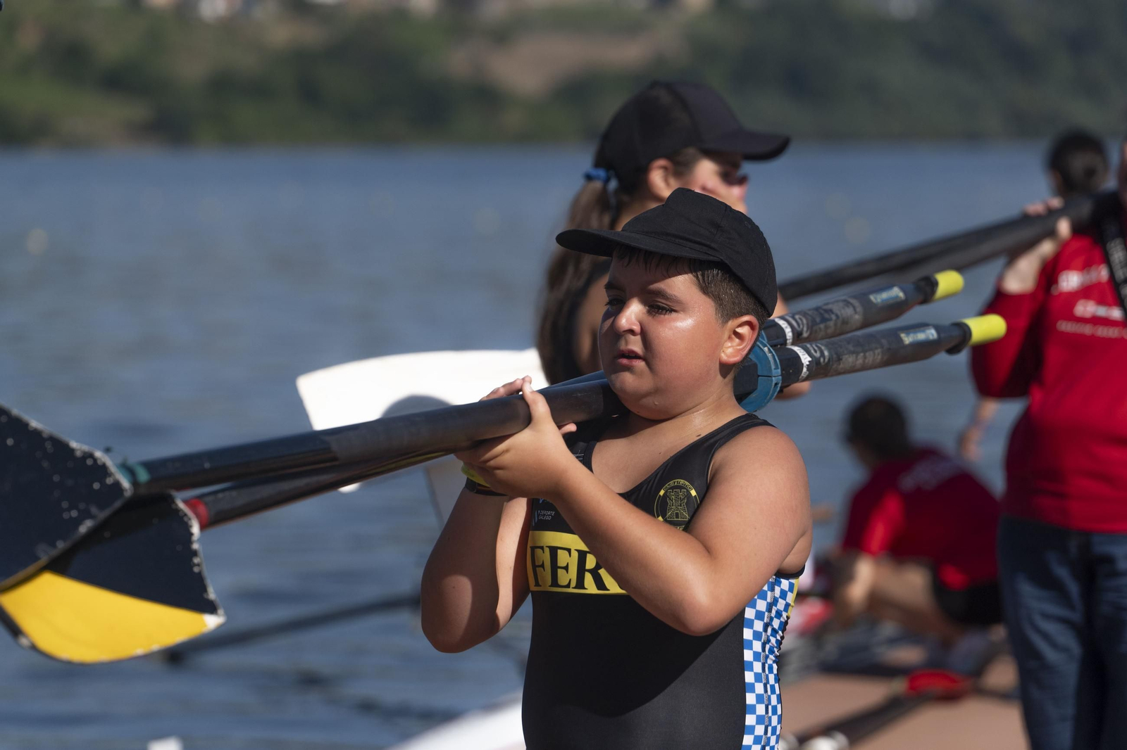 Paladas de calidad en el Campeonato Gallego de Remo de Castrelo de Miño
