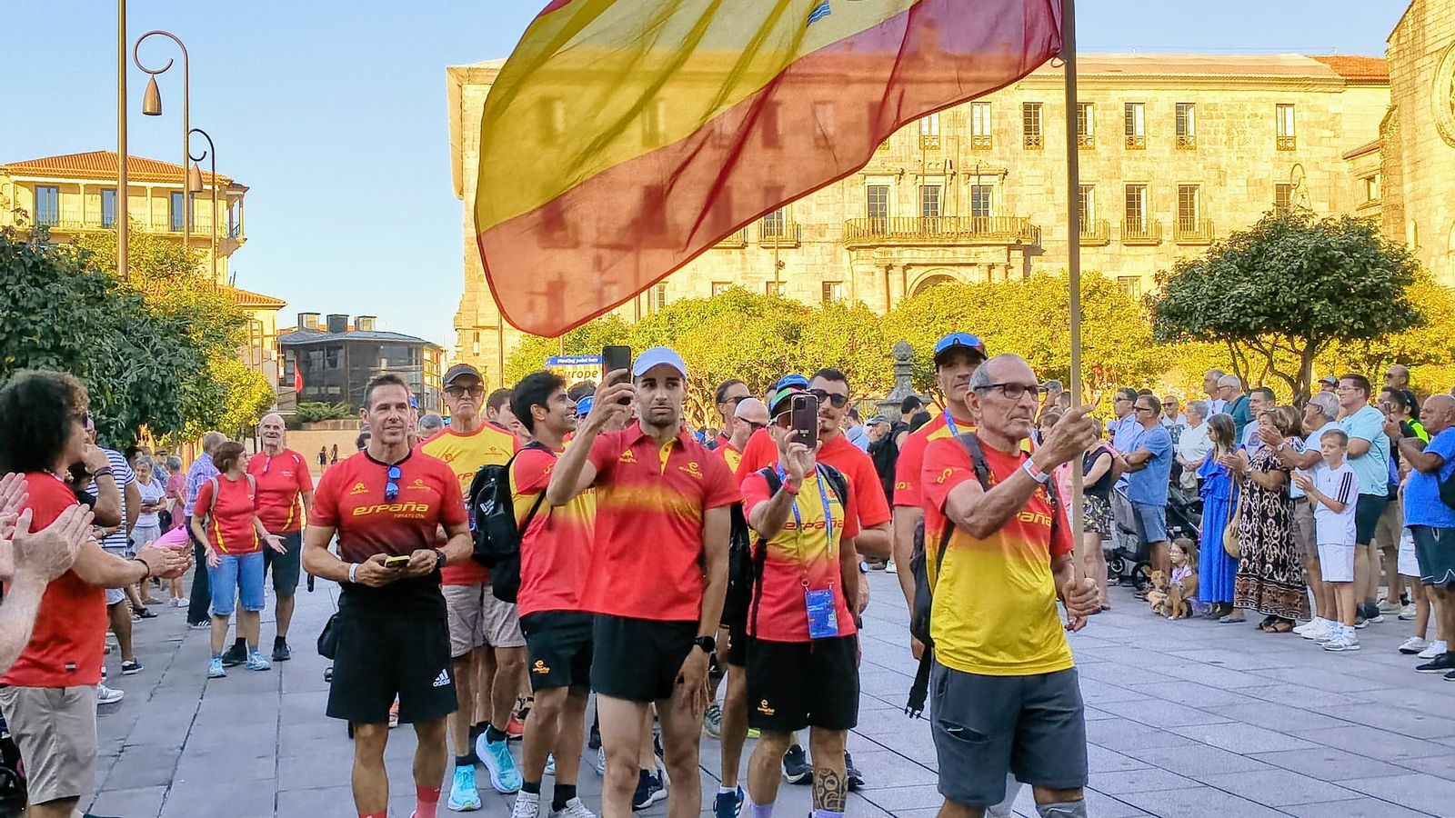 Representación de la delegación española.