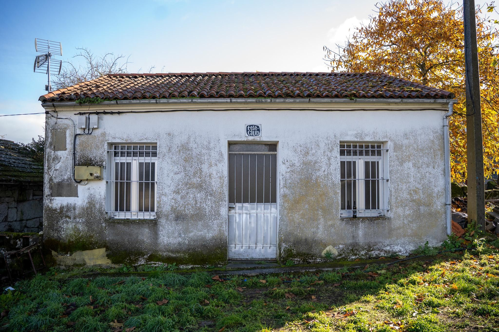 El estado actual del centro social de Moreiras, en Xinzo de Limia.