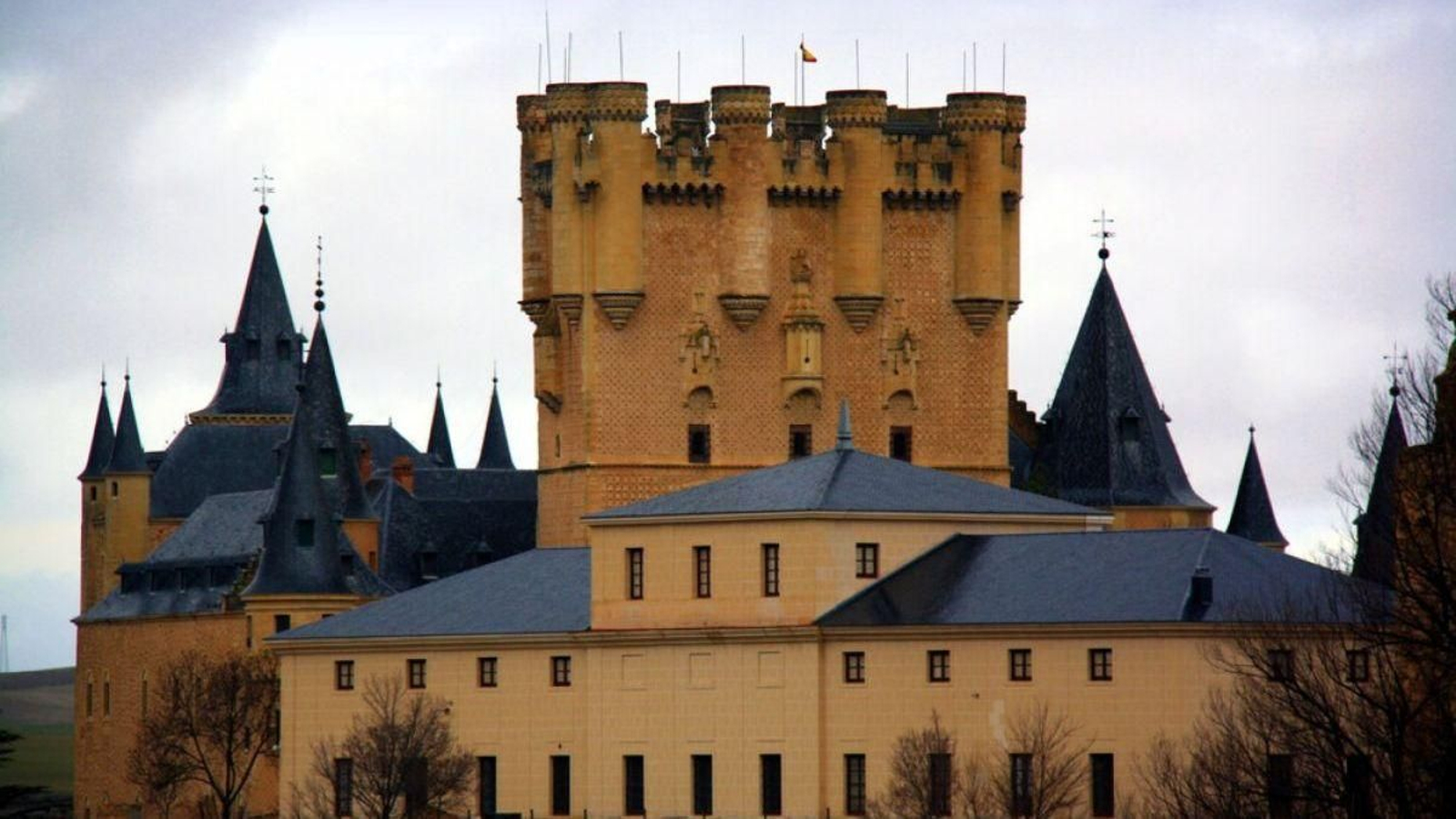 Imagen del Alcázar de Segovia, incluida en la Lista del Patrimonio Mundial.