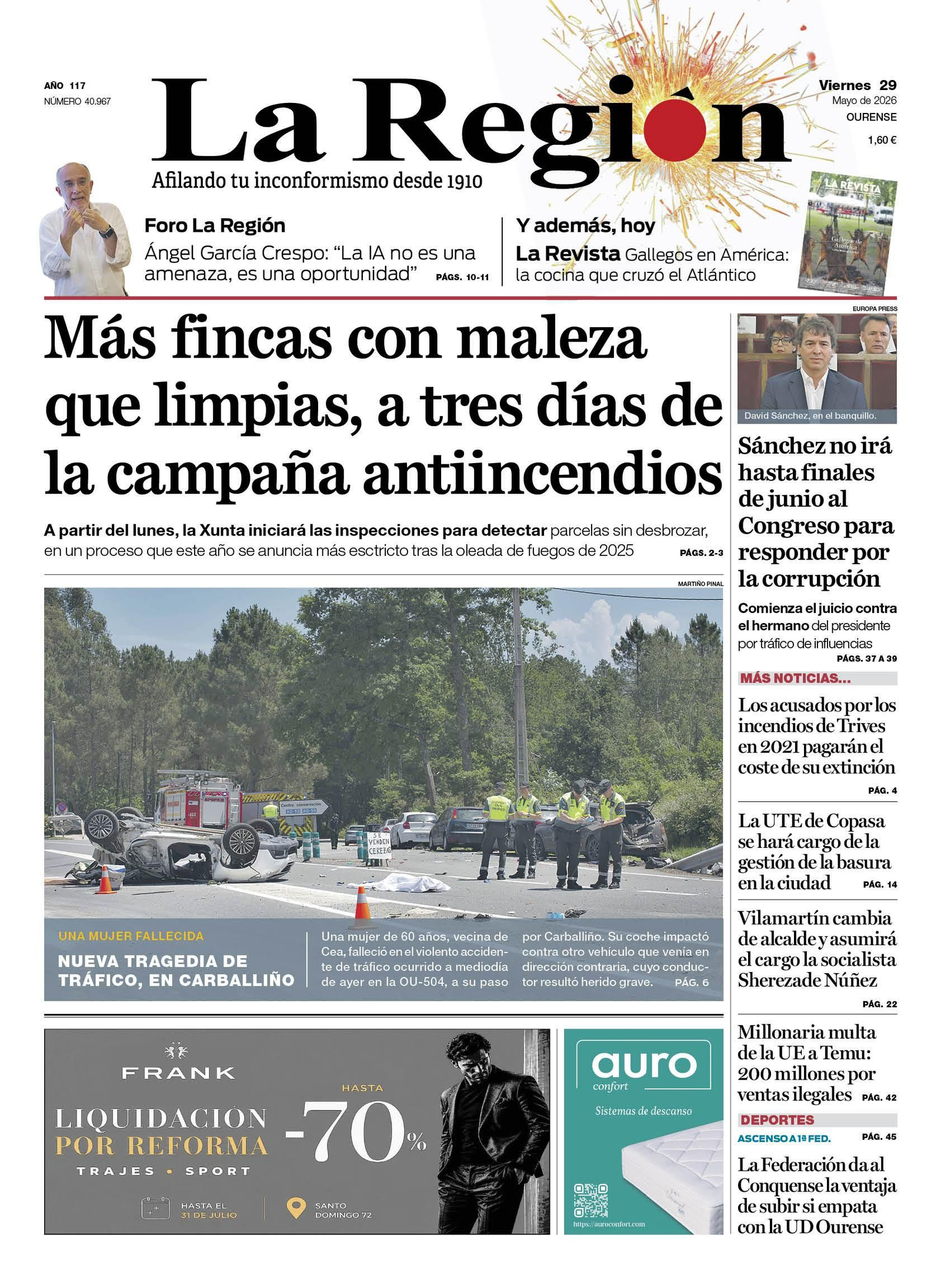 La portada de hoy