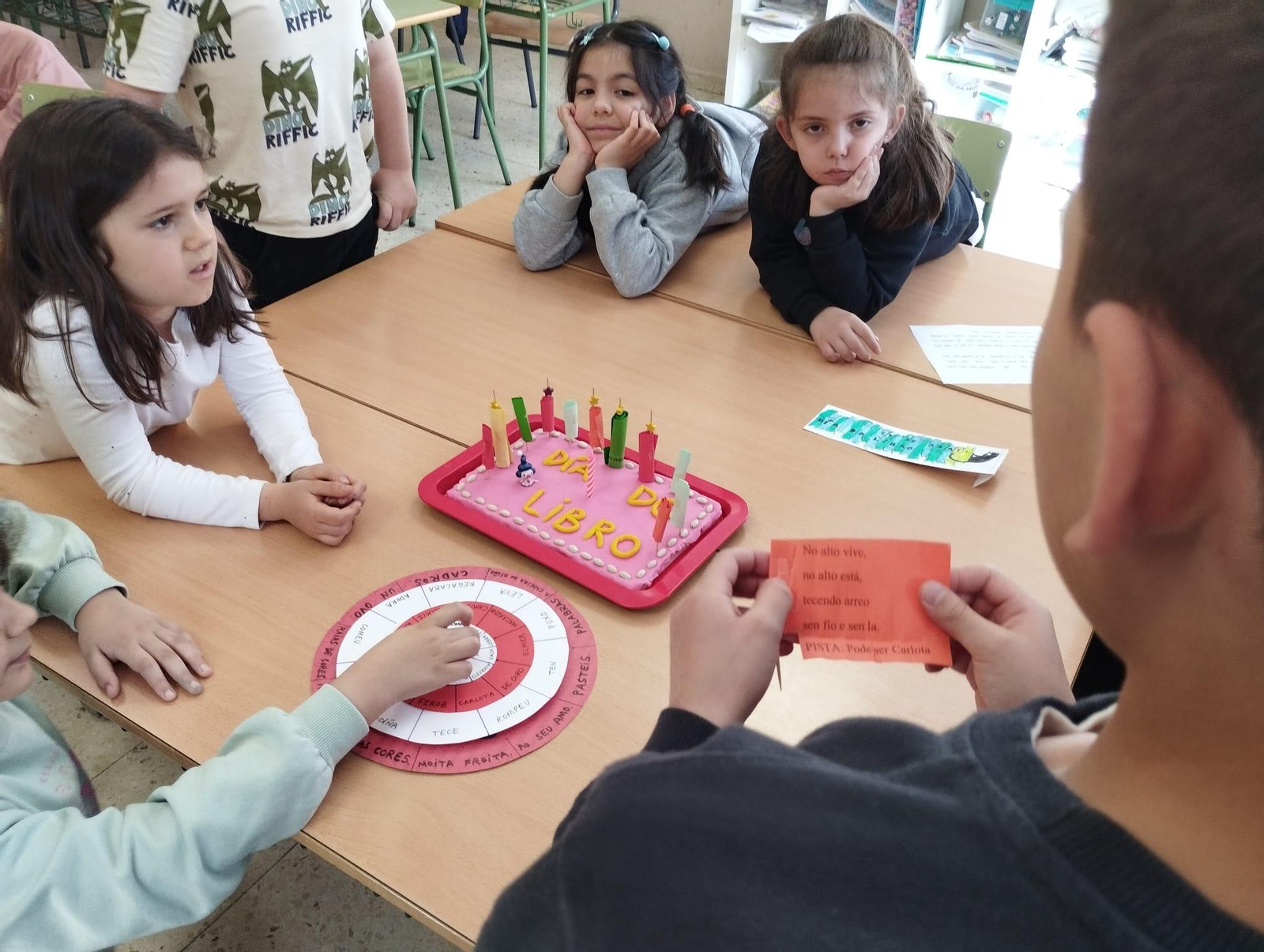 O Día do Libro no colexio Vistahermosa