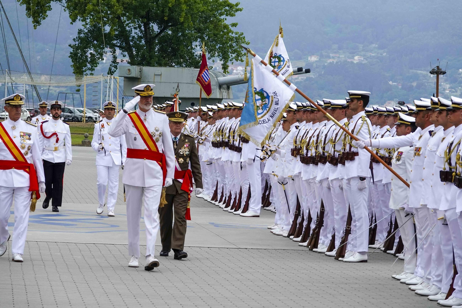 Galería | Entrega de despachos en Marín a cargo de Felipe VI