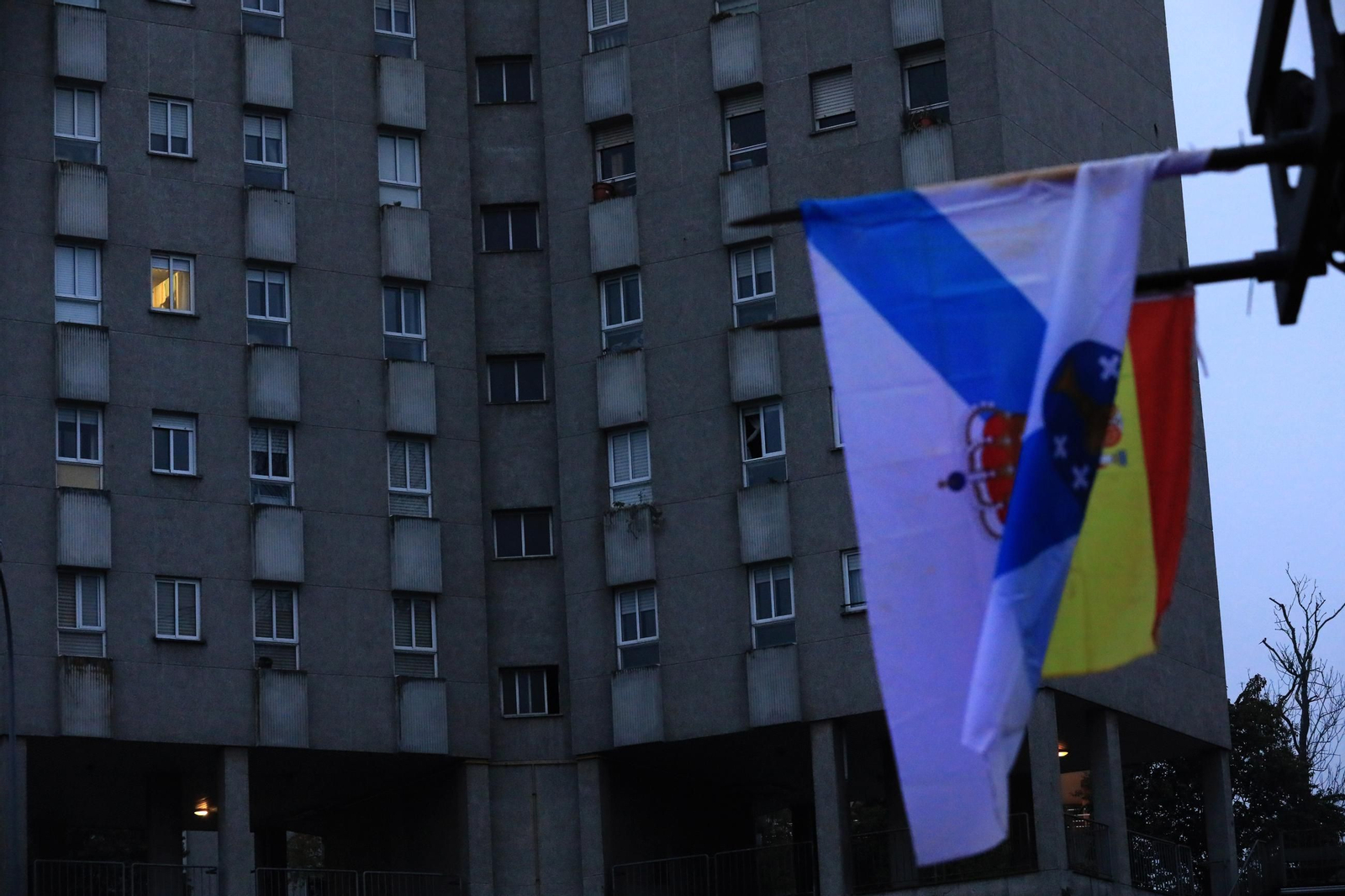 Galería | Largas hileras de tractores bloquean la N-120 en Ourense, en el cuarto fin de semana de protestas
