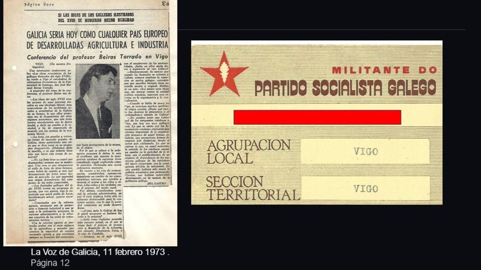Declaraciones de Beiras y carné del PSG.