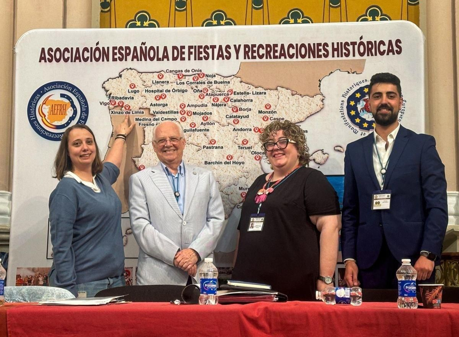 Ana Lozano, Antonio Madrid, Conchi Ogea y Marcos Argibay.
