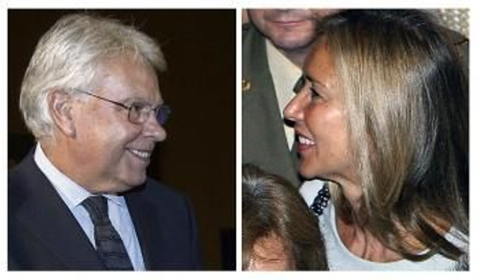 El expresidente del Gobierno Felipe González yMar García Vaquero