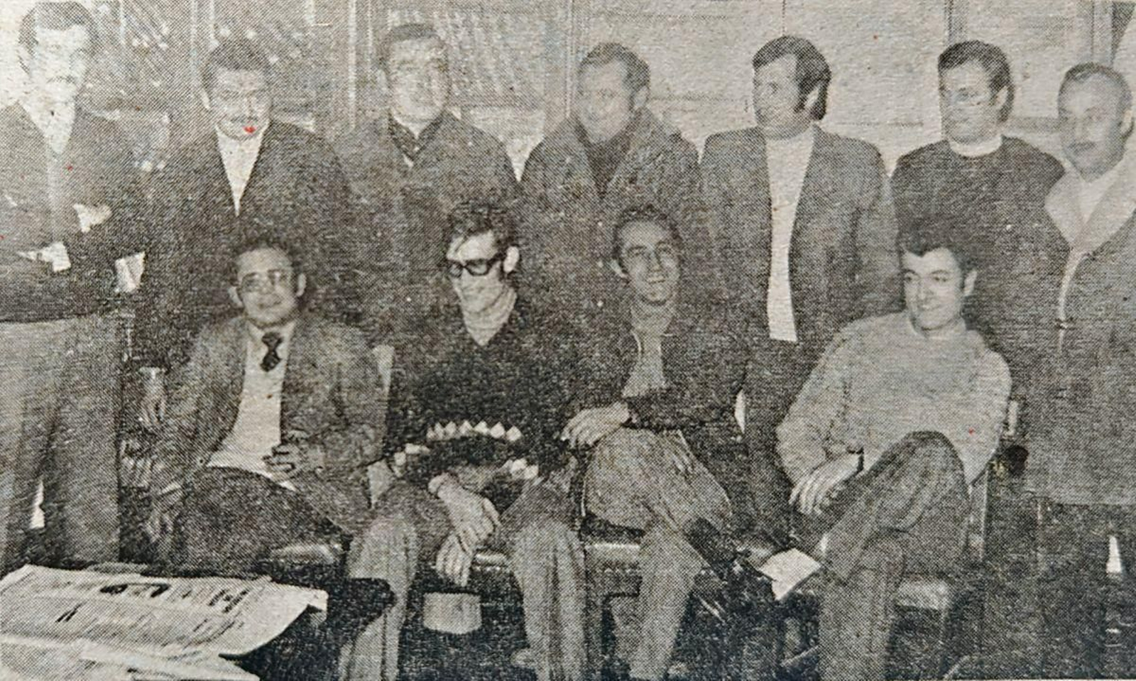 Comisión de fiestas del Puente 1975.