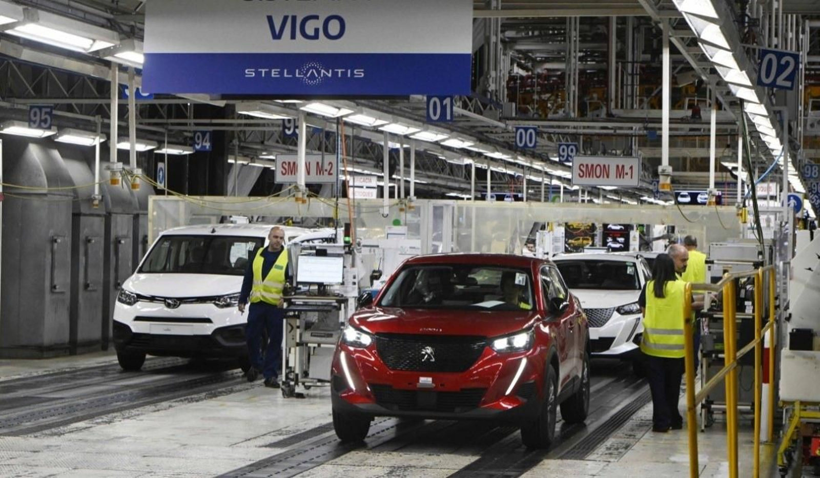 La factoría de automoción de Stellantis en Balaídos.