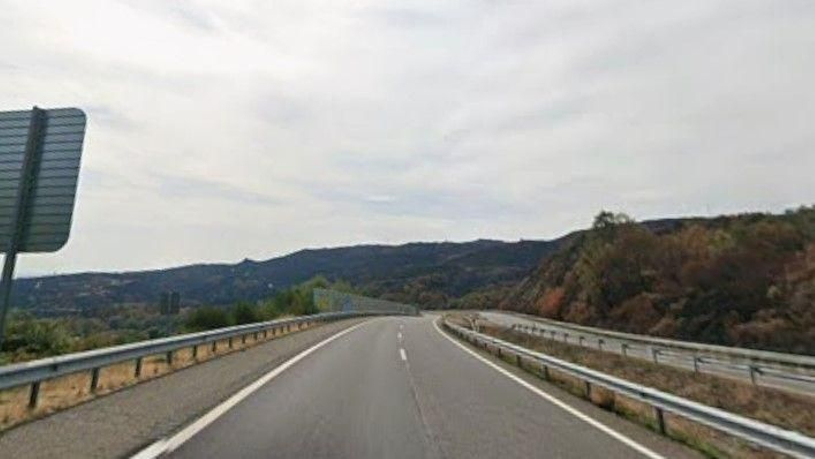 Punto kilométrico de la A-52 en el que ocurrió el accidente en Monterrei