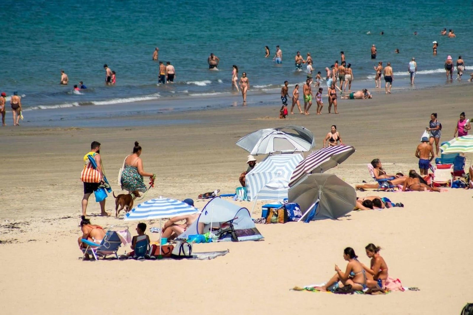 Galería | Vigo busca refugio del calor en sus playas