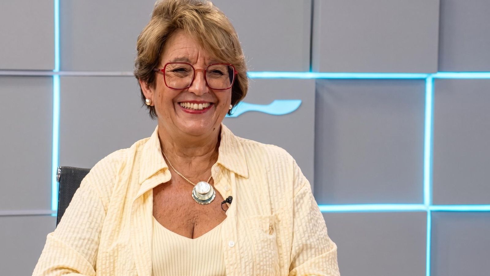 Marila Abad, durante una entrevista en Telemiño.