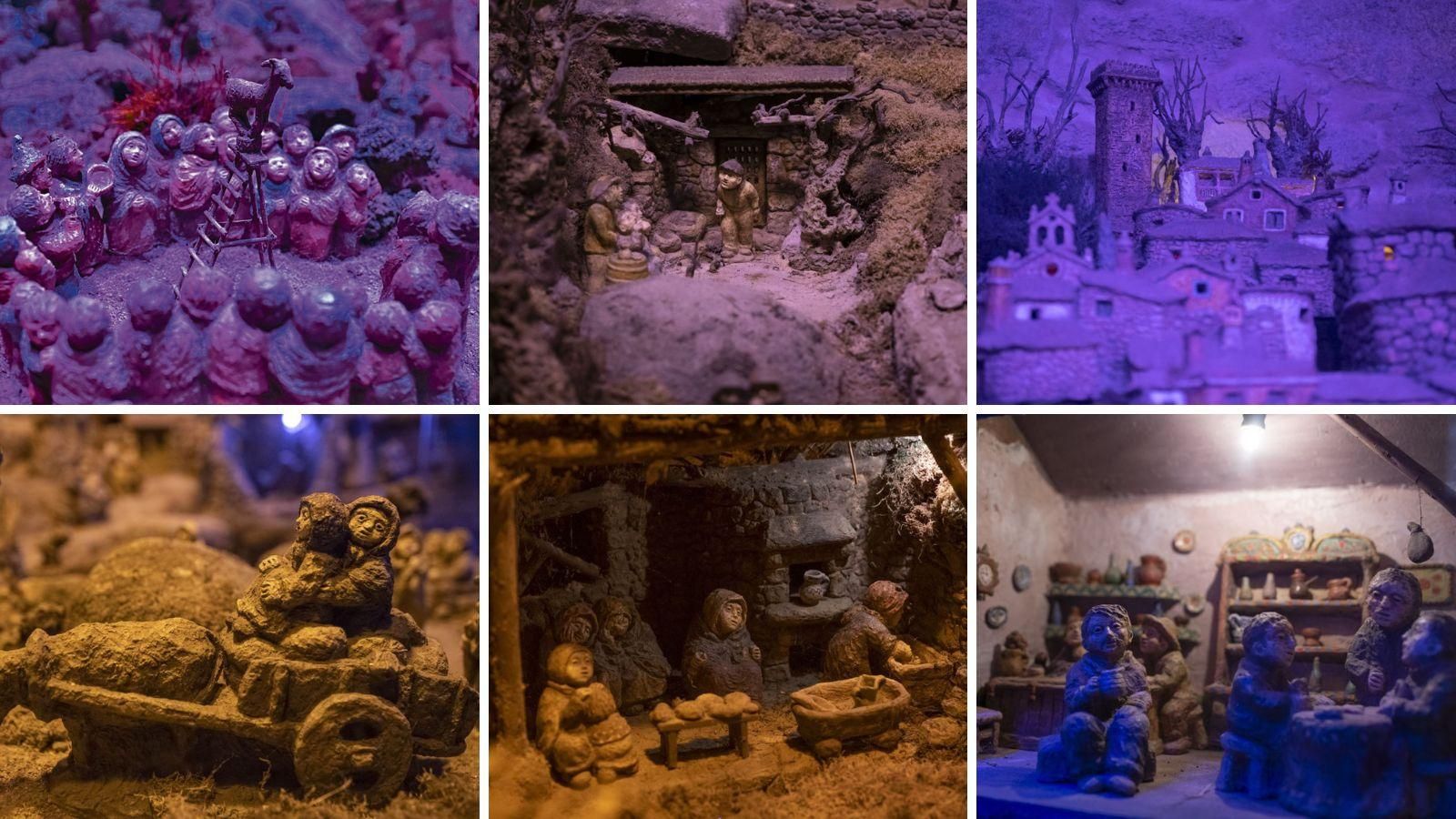 Algúns detalles do Belén de Baltar.