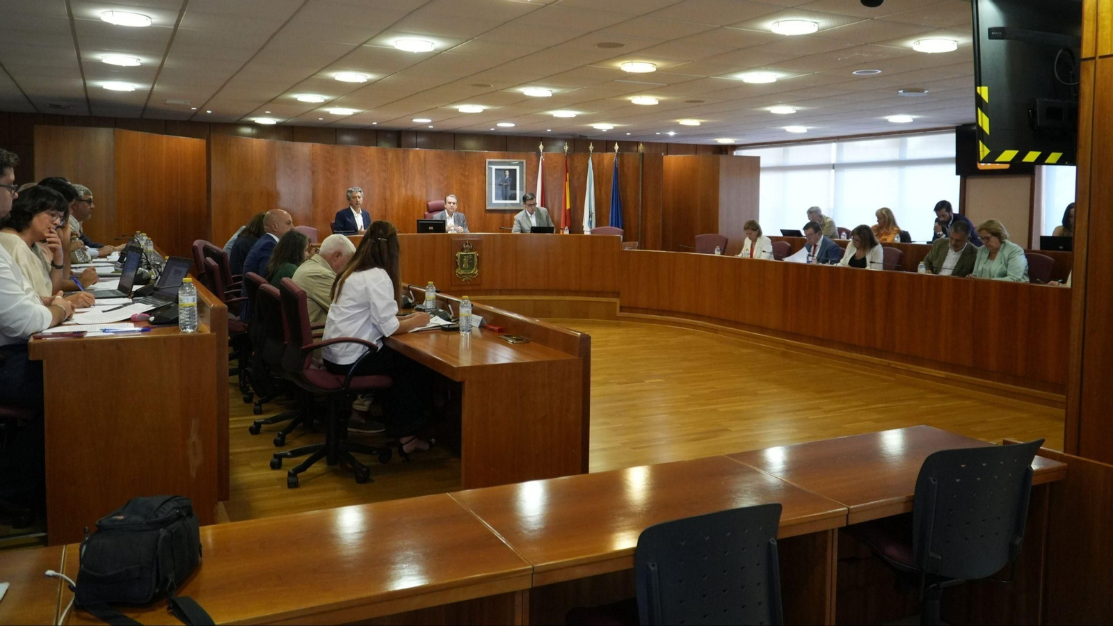 Pleno del Concello de Vigo, a 7 de septiembre.